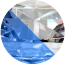 Transparent / Blue
