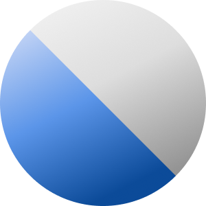 Silver / Blue
