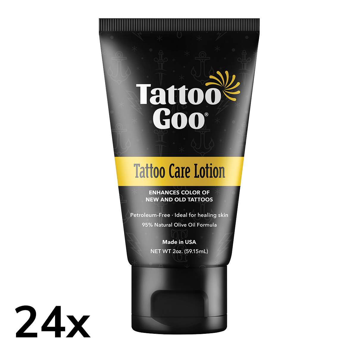 Renowned Tattoo Goo - Tattoo aftercare lotion - Healix Gold with Panthenol