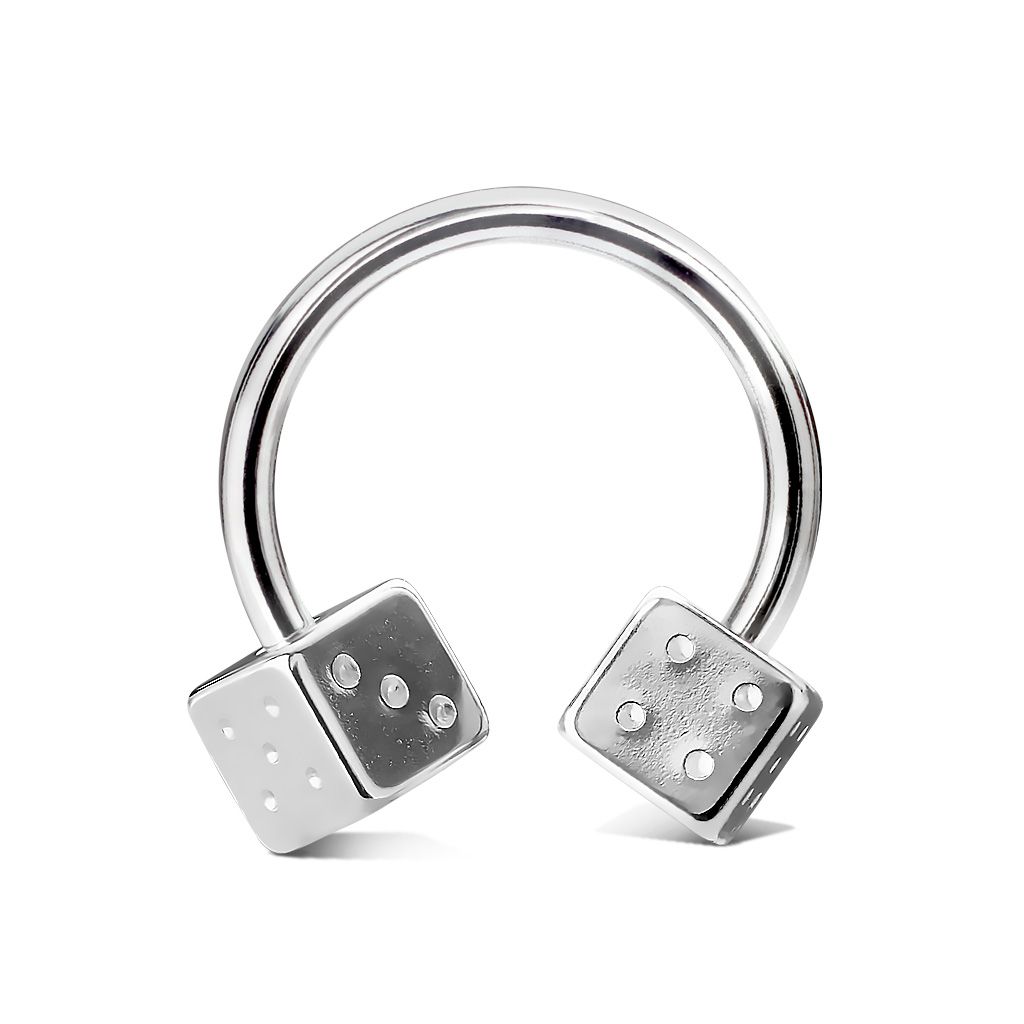 Circular barbell with dice