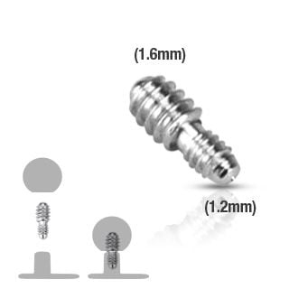 Converter pin for dermal anchor