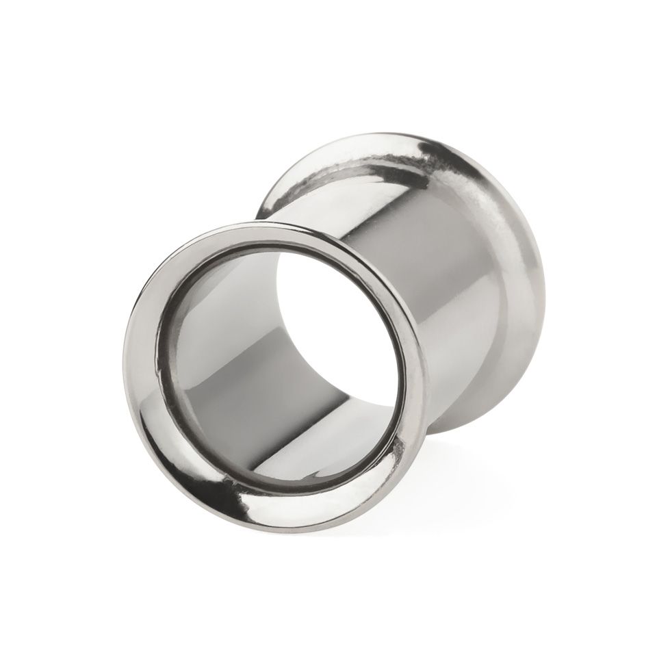 Tunnel made of surgical steel in your choice of color