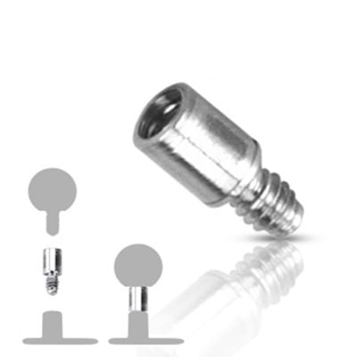 Extension post for dermal anchor
