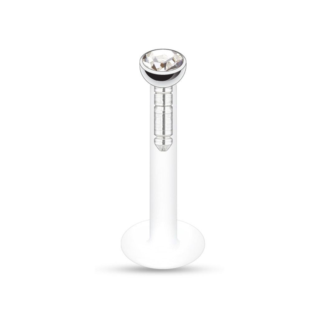Labret made of ptfe in a variety of stone colors