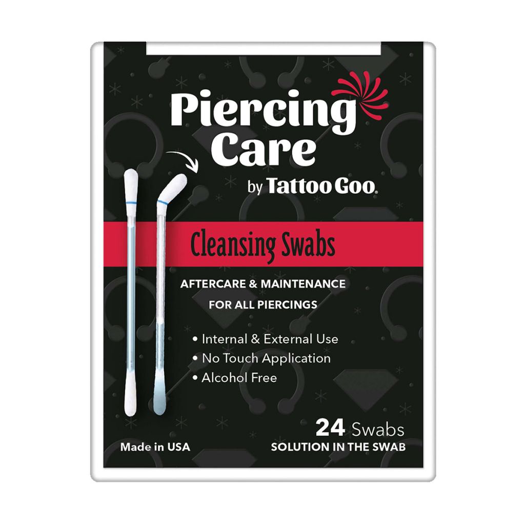 Cotton swabs with cleaning fluid 24 pack