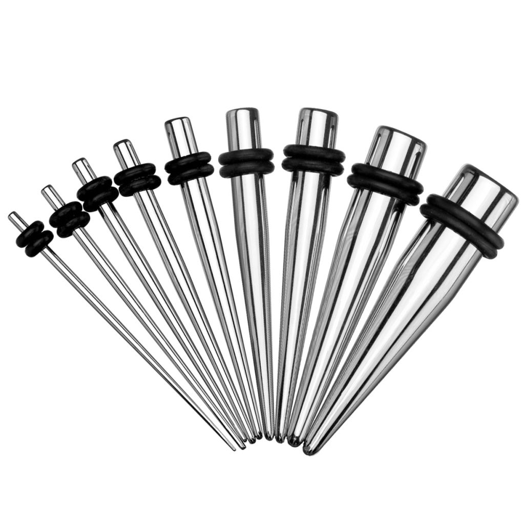 Tapers set made of surgical steel