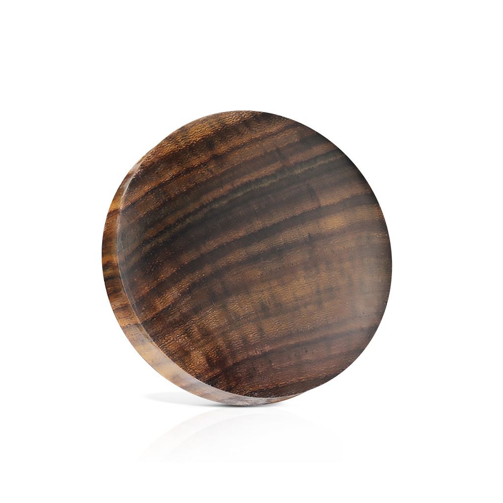 Plug hand-carved from organic wood