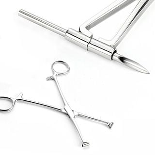 Septum piercing forceps