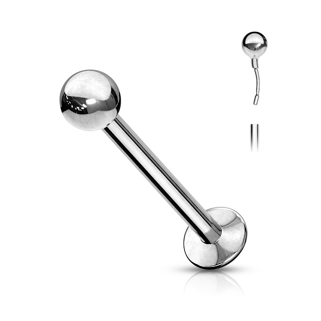 Push-in labret izrađen od kirurškog čelika