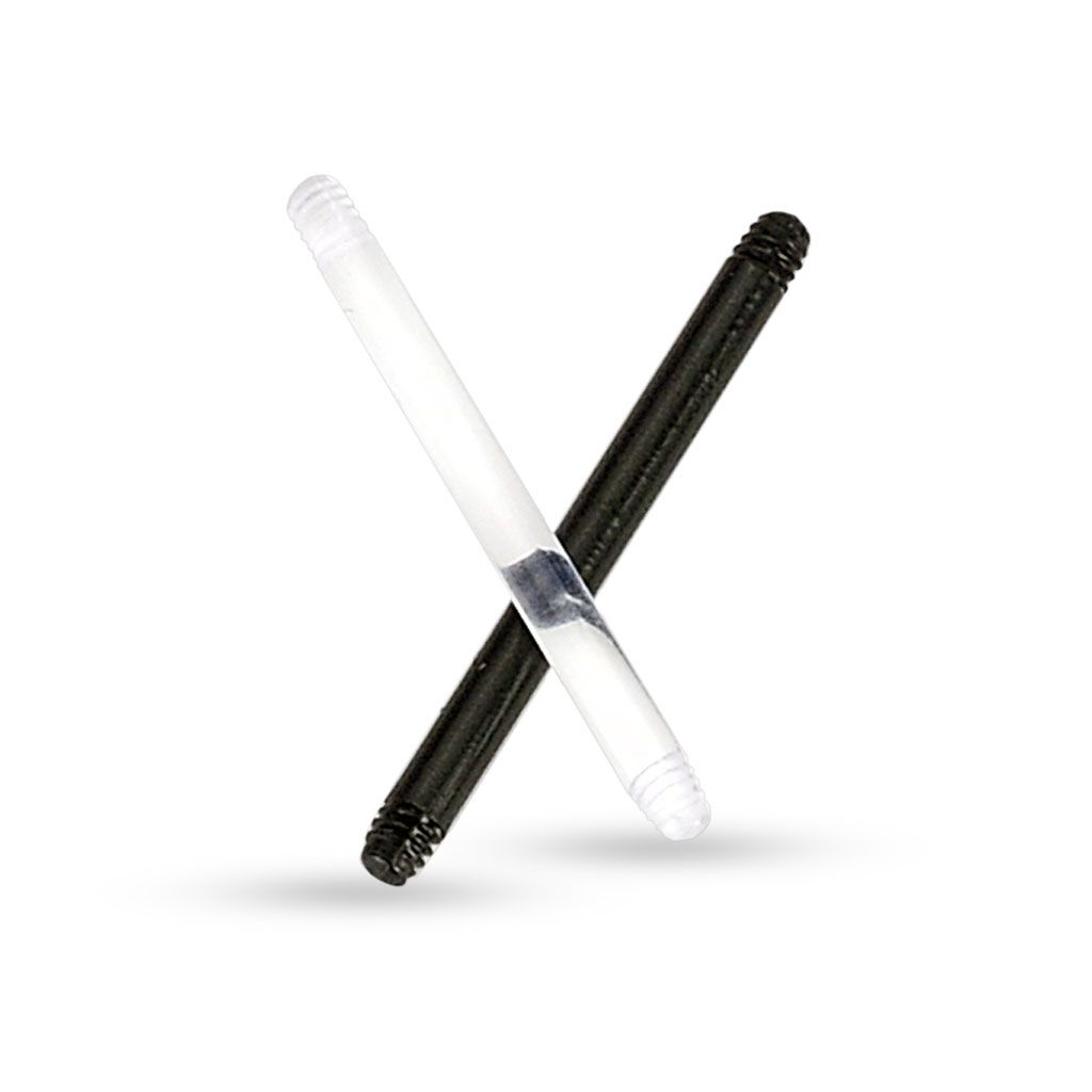 Loose plastic barbell