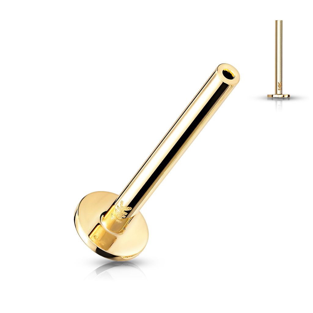 Šipkica za labret od titanija za push-in nastavke