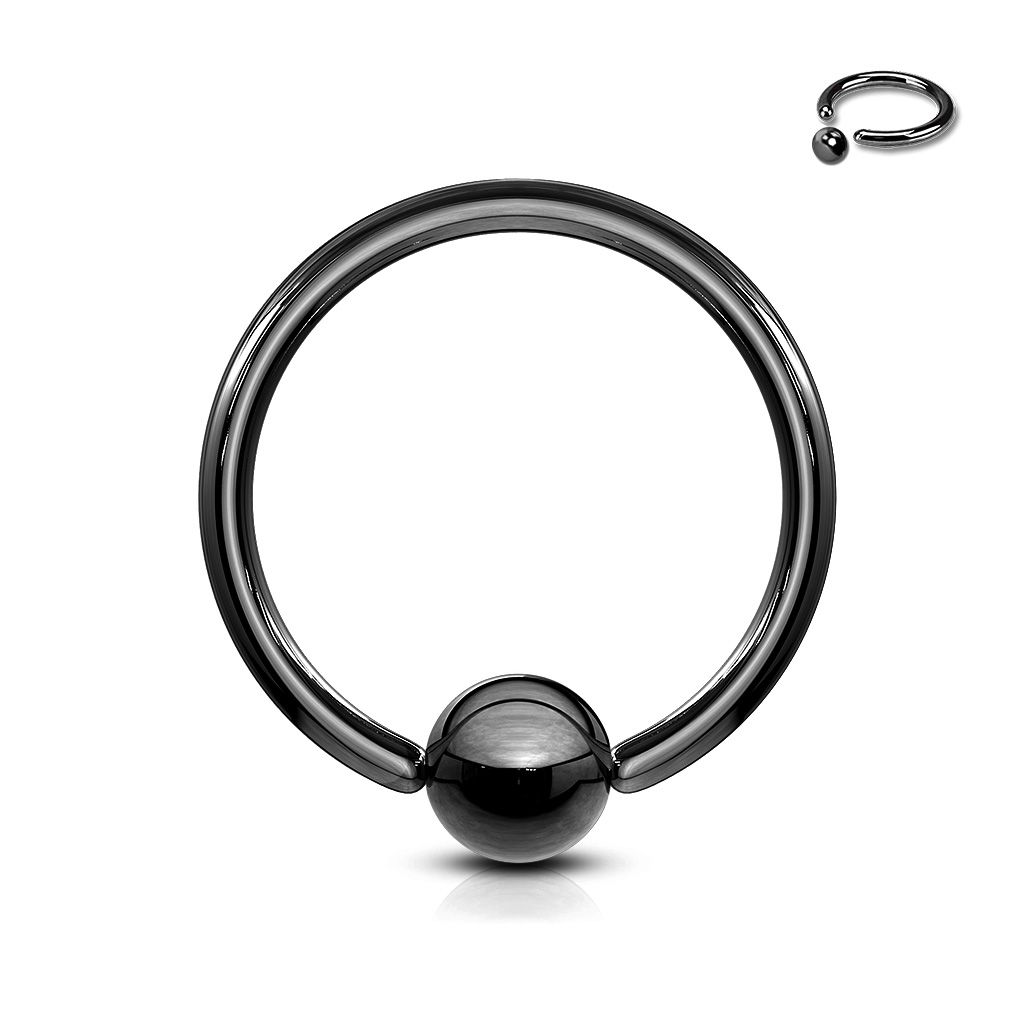 Captive bead ring.
