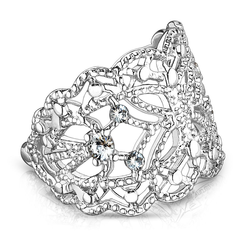 Ear cuff with filigree butterfly