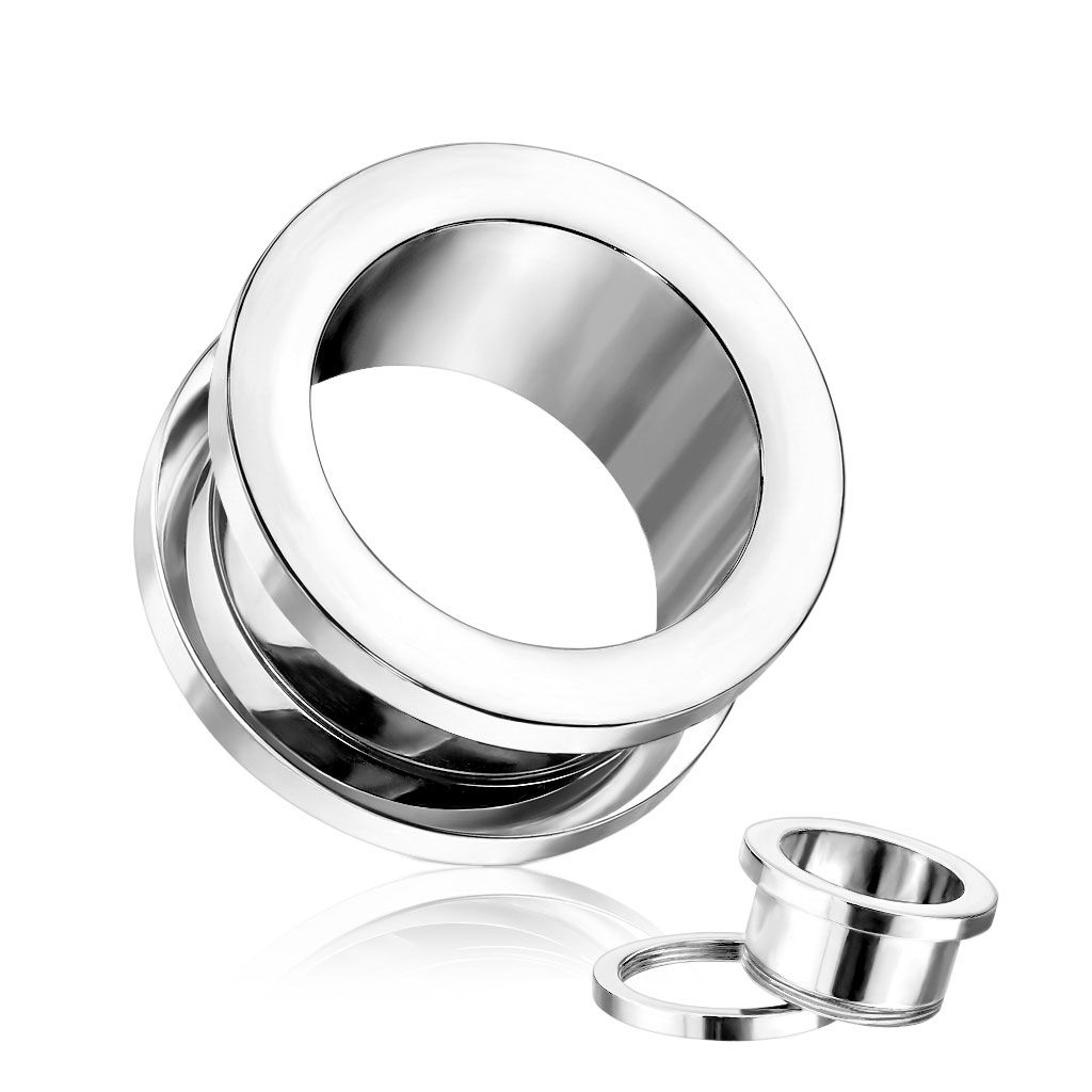 Tunnel made of titanium with threading