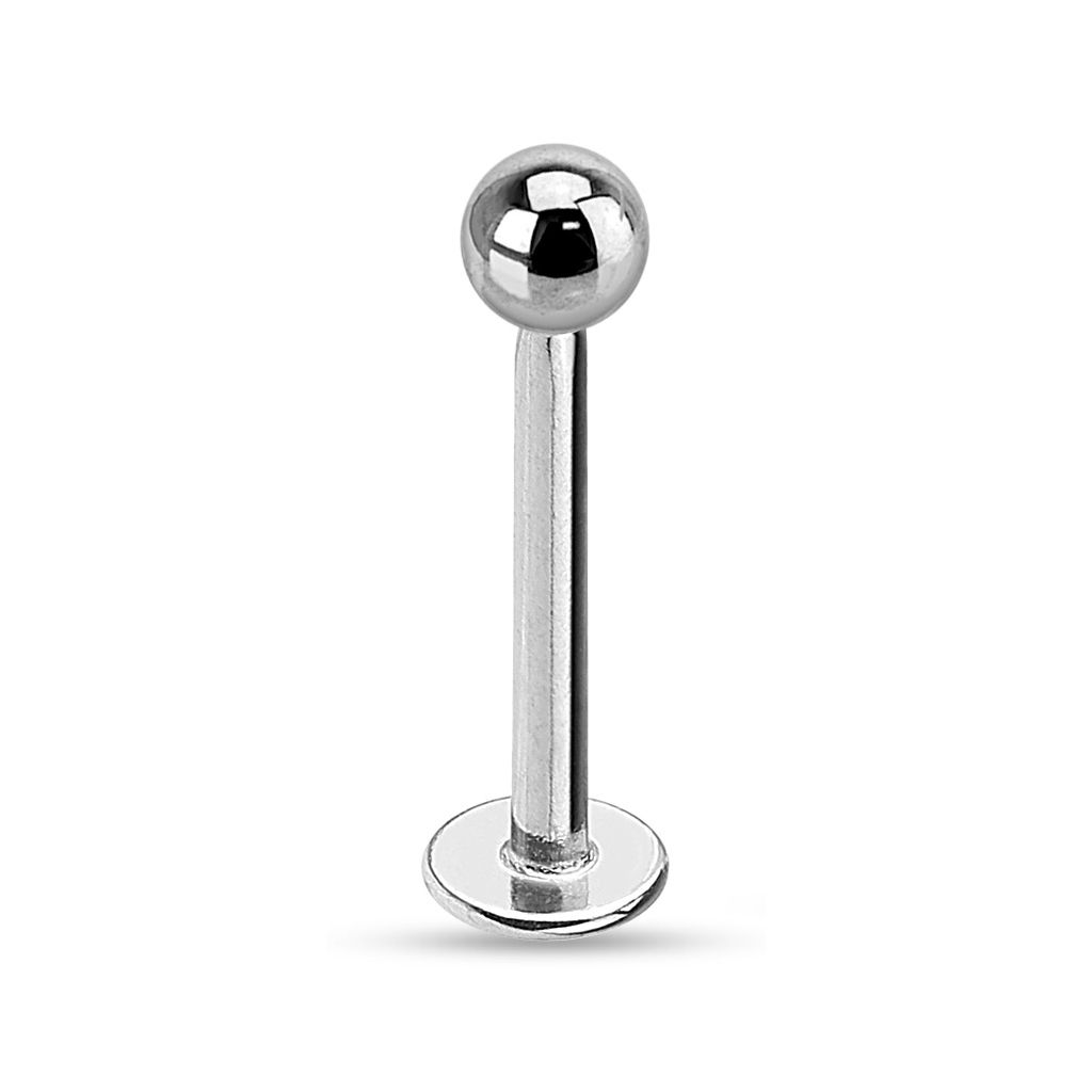 Labret od titanija s unutarnjim navojem