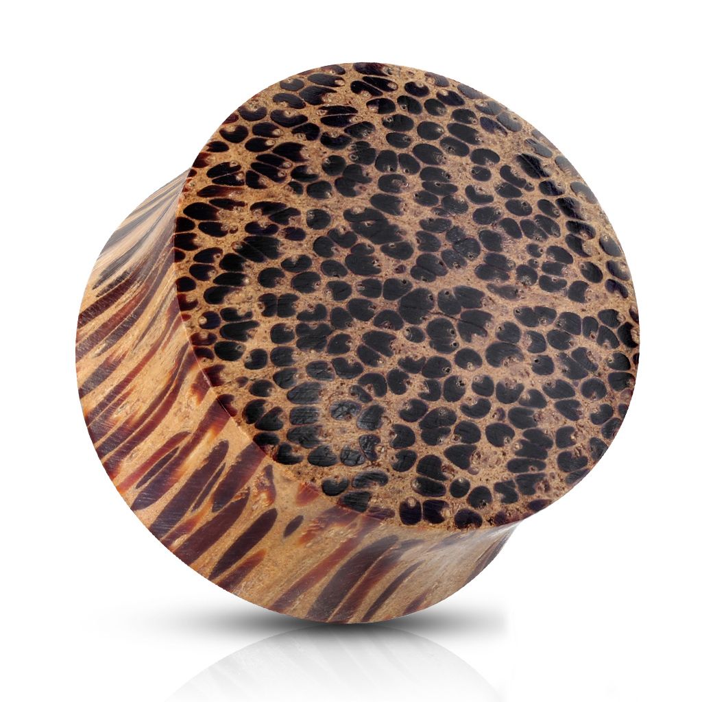 Plug in organic brown wood