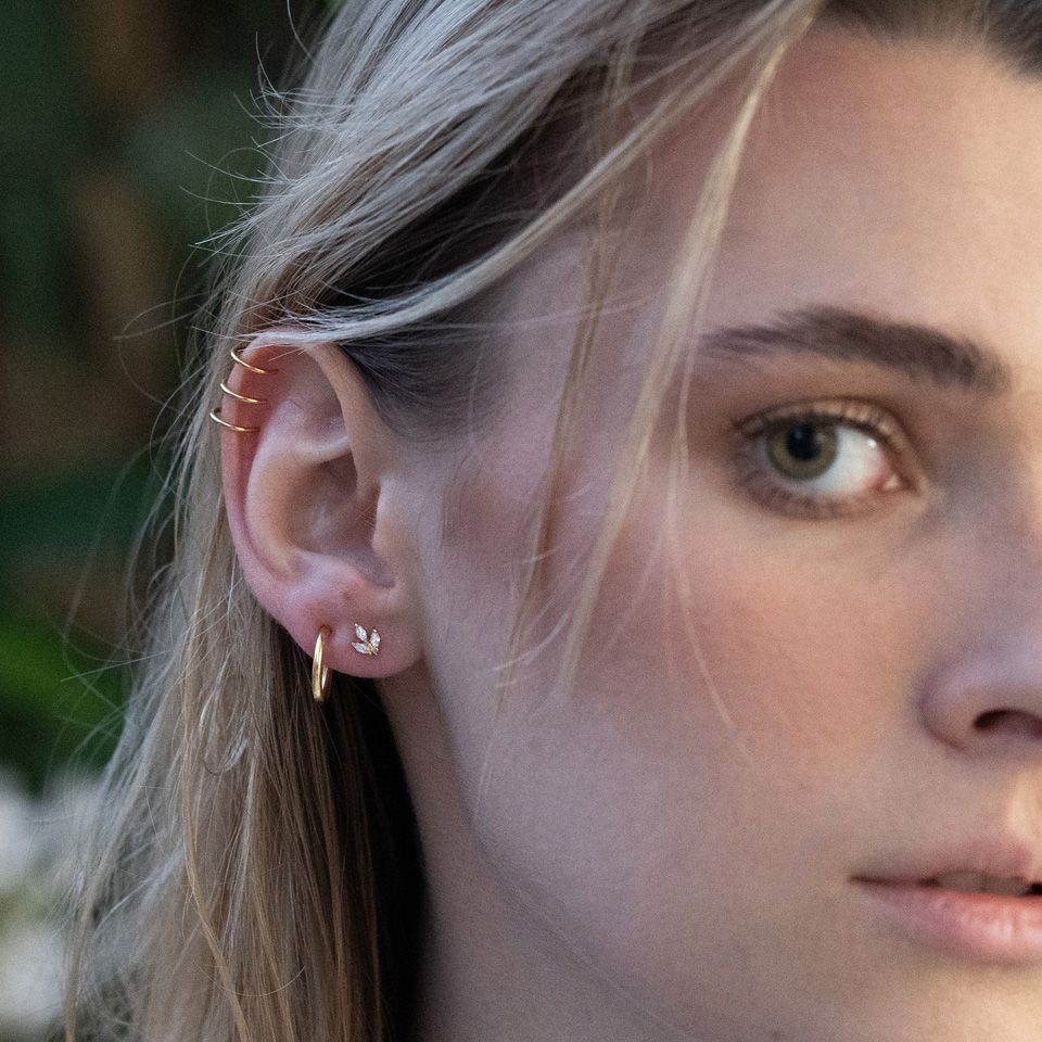 Fake ear piercing