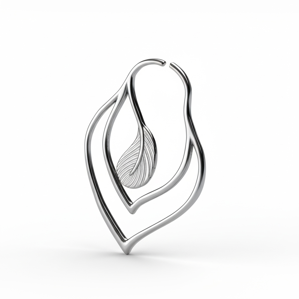 Tunnel hoop with feather