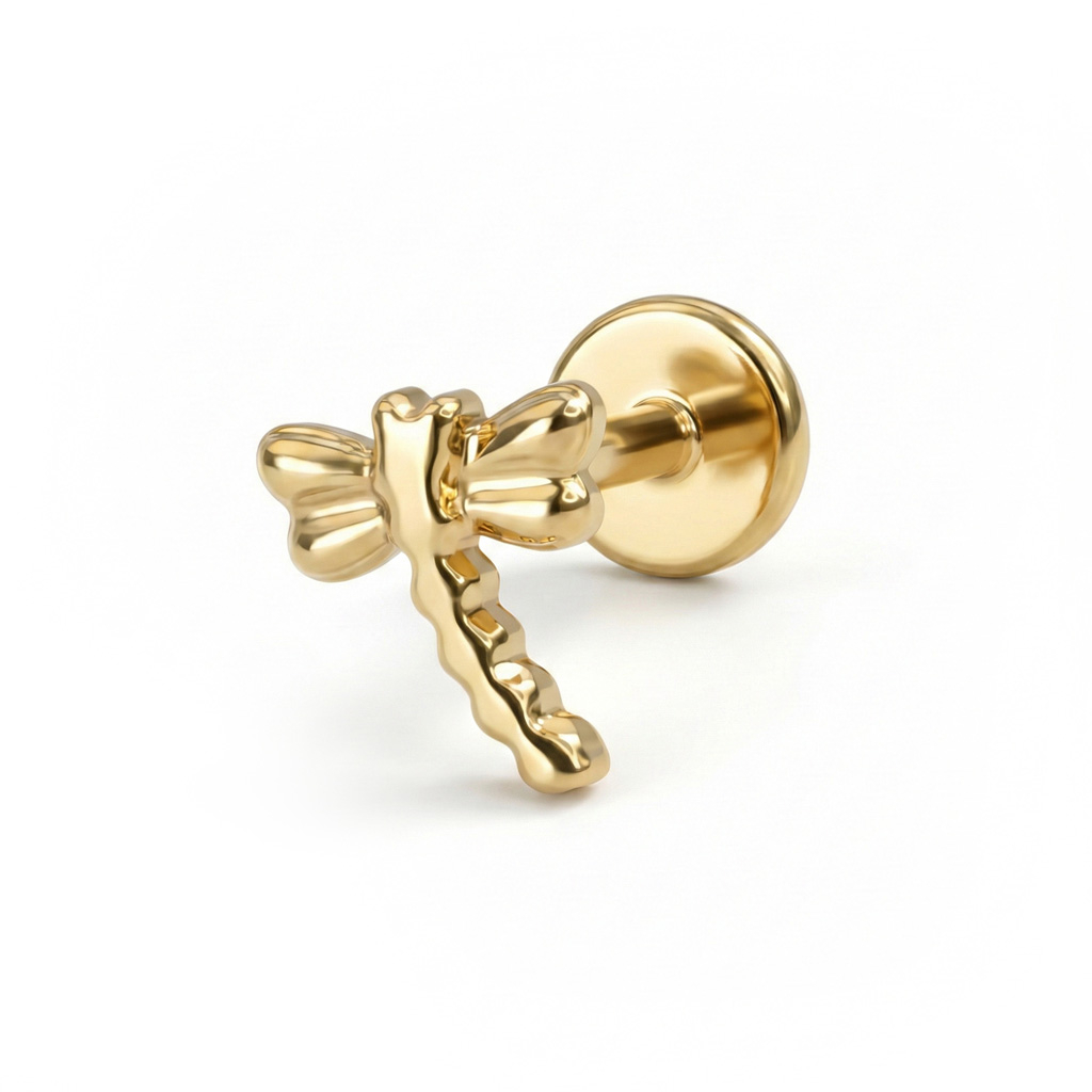 Labret u obliku vretenca od titanija