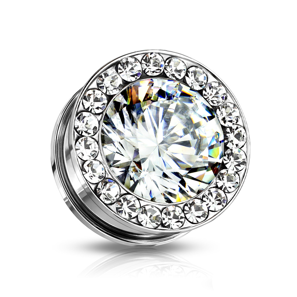 Plug with big and small gems