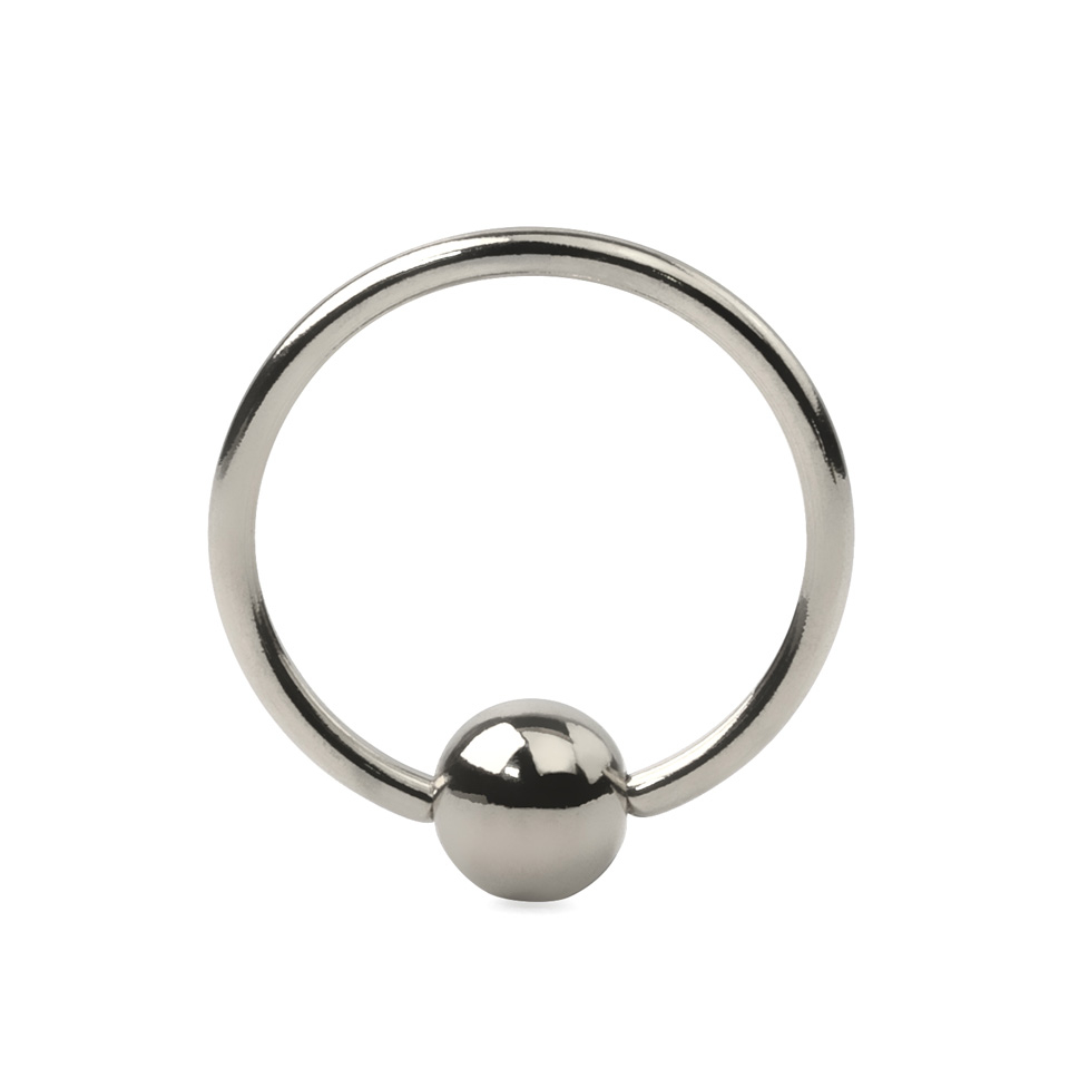 Captive bead ring od titanija