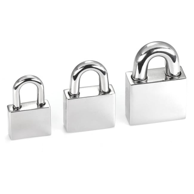 Padlock for big piercings
