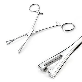 Pennington slotted forceps