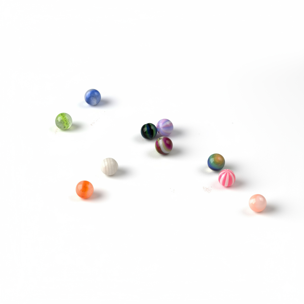 Pakiranje od 10 akrilnih kuglica