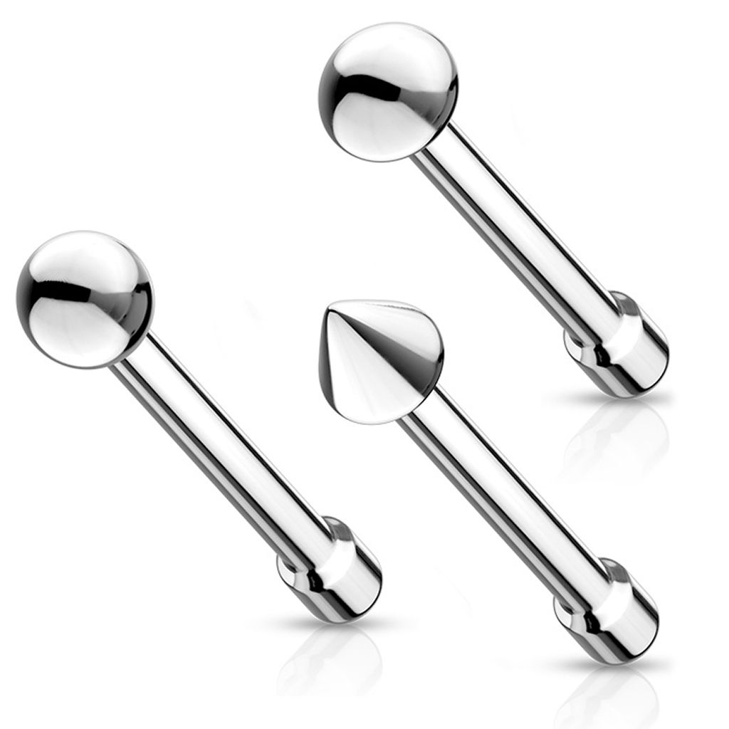 Great nose stud in surgical steel available in different designs