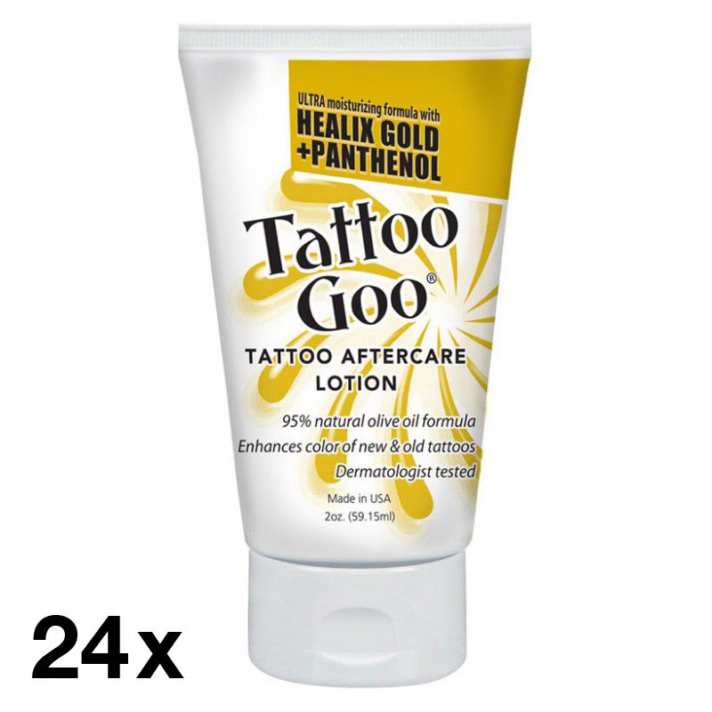 Renowned Tattoo Goo - Tattoo aftercare lotion - Healix Gold with Panthenol