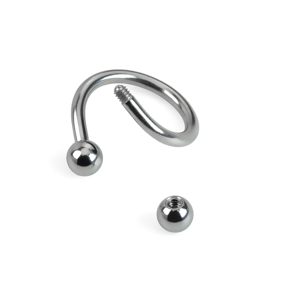 Twister ring in many different colors with balls