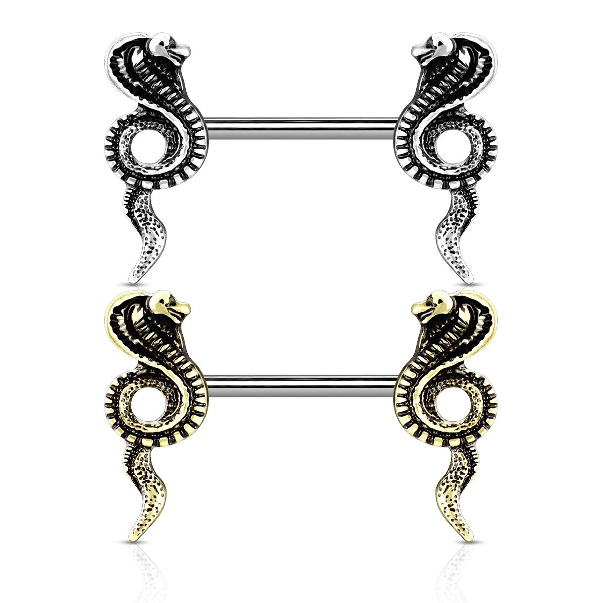 Šipkica za bradavicu s kobrama