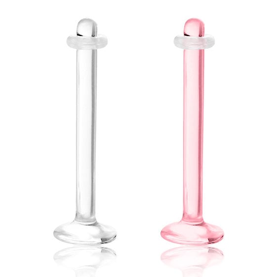Tongue piercing retainer and concealer